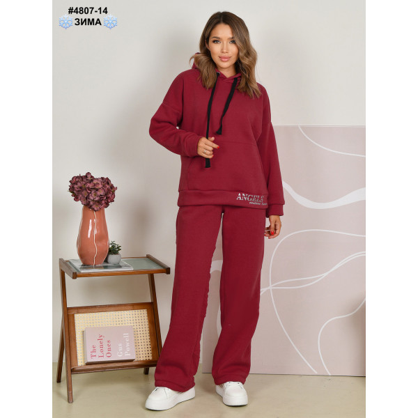 4807-14 Спортивний костюм жіночий тринитка на флісі норма (4 од: 44,46,48,50)