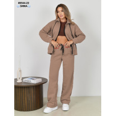 6544-22 Спортивний костюм жіночий тринитка на флісі норма (4 од: 44,46,48,50)