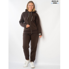 9250-49 Спортивний костюм жіночий тринитка на флісі напівбатал (4 од: 48,50,52,54)