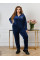 3620-26 Спортивний костюм жіночий на блискавці велюр батал (3 од: 54,56,58)