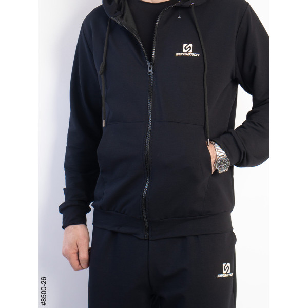 8500-26 Спортивний костюм чоловічий на манжеті турецька двонитка норма (5 од: 48,50,52,54,56)