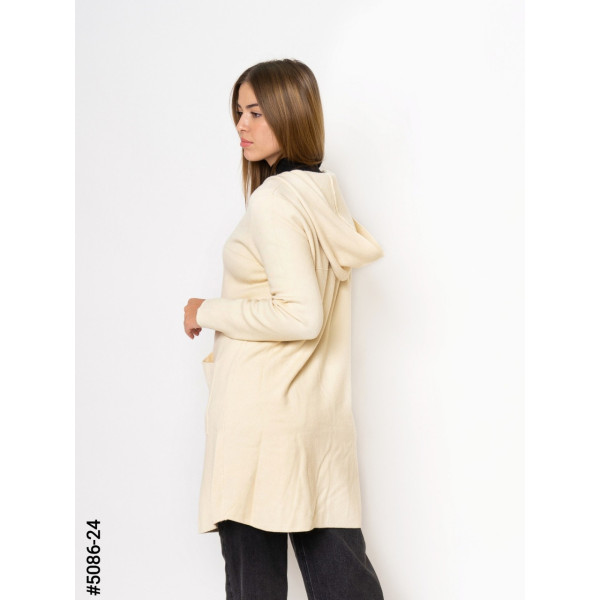 Жіночий кардиган із капюшоном батал (1 од: 48-52 ⁇ універсальний)