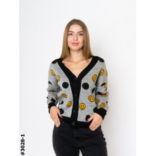 3028-1 Жіночий укорочений кардиган напівбатал (1 од: 46-52 <unk> універсальний)