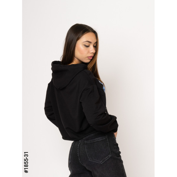 1855-31 Батник жіночий двунитка з принтом норма (3 од: S-M, M-L, L-XL)