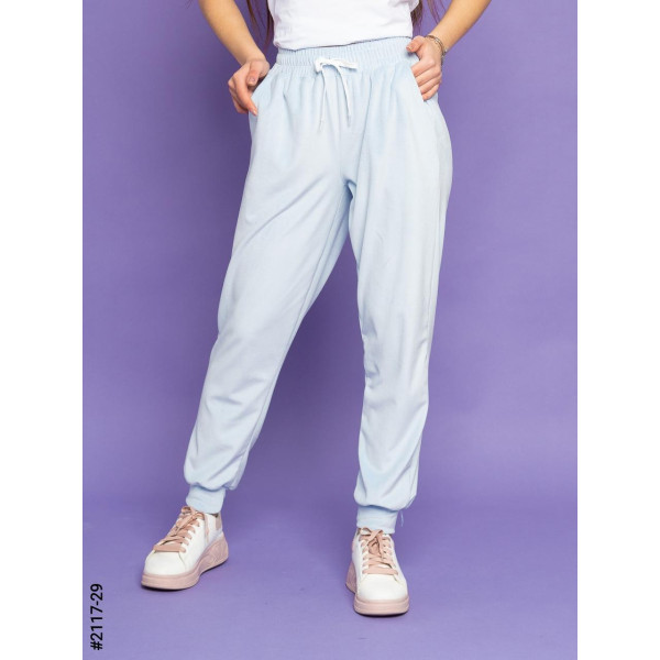 2117-29 Спортивні штани жіночі велюр норма (4 од: 42,44,46,48)