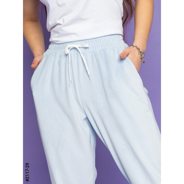 2117-29 Спортивні штани жіночі велюр норма (4 од: 42,44,46,48)