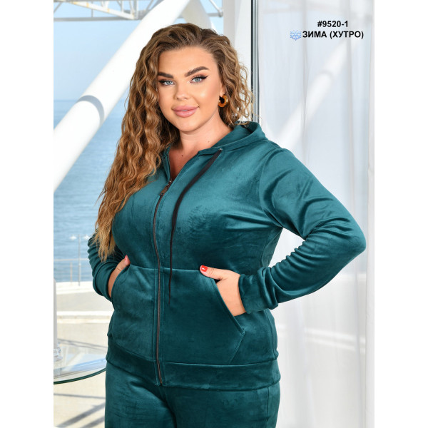 Спортивний костюм жіночий на блискавці (9520-1)