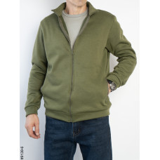 9139-6 Толстовка чоловіча на блискавці тринитка на флісі норма (5 од: 48,50,52,54,56)