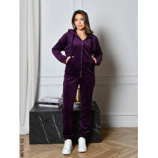 6101-12 Спортивний костюм жіночий на блискавці велюр норма (5 од: 44,46,48,50,52)