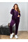 7990-62 Спортивний костюм жіночий на блискавці велюр супербатал (4 од: 54,56.58.60)