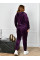 7990-62 Спортивний костюм жіночий на блискавці велюр супербатал (4 од: 54,56.58.60)