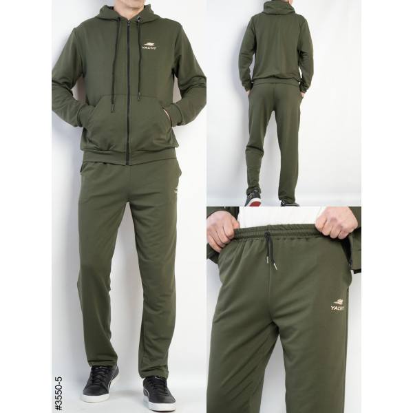 3550-5 Спортивный костюм мужской штанина двунитка норма (5 ед: 48,50,52,54,56)
