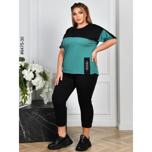9475-50 Спортивний костюм жіночий двунитка батал (4 од: 54,56,58,60)