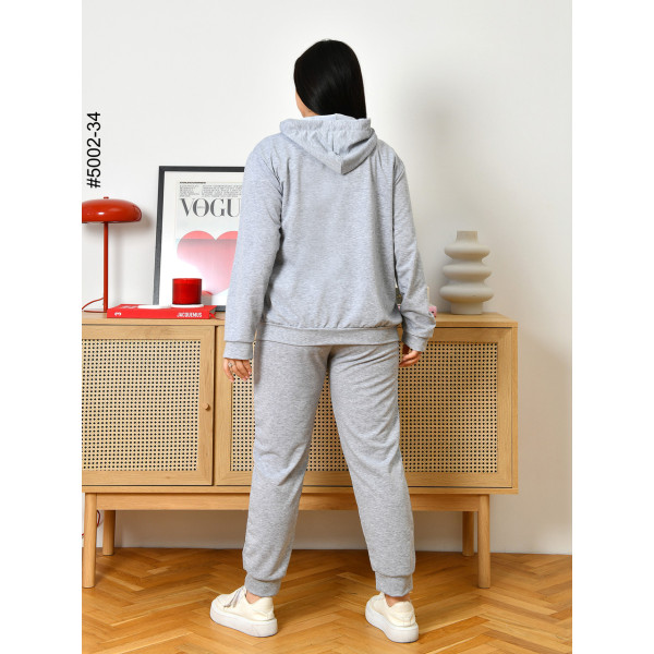 5002-34 Спортивний костюм жіночий двонитка на блискавці батал (4 од: 50,52,54,56)