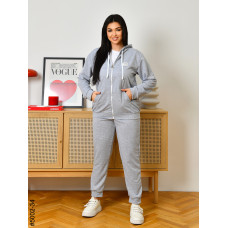 5002-34 Спортивний костюм жіночий двонитка на блискавці батал (4 од: 50,52,54,56)