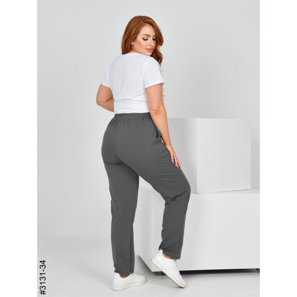 3131-34 Спортивні штани жіночі турецька двунитка батал (4 од: 50,52,54,56)