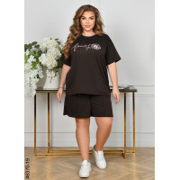 6370-19 Спортивний костюм жіночий двонитка батал (3 од: 54,56,58)