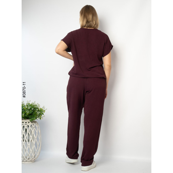 3870-11 Спортивний костюм жіночий креп батал (4 од: 50,52,54,56)