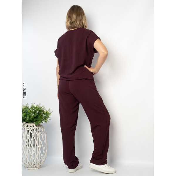 3870-11 Спортивний костюм жіночий креп батал (4 од: 50,52,54,56)