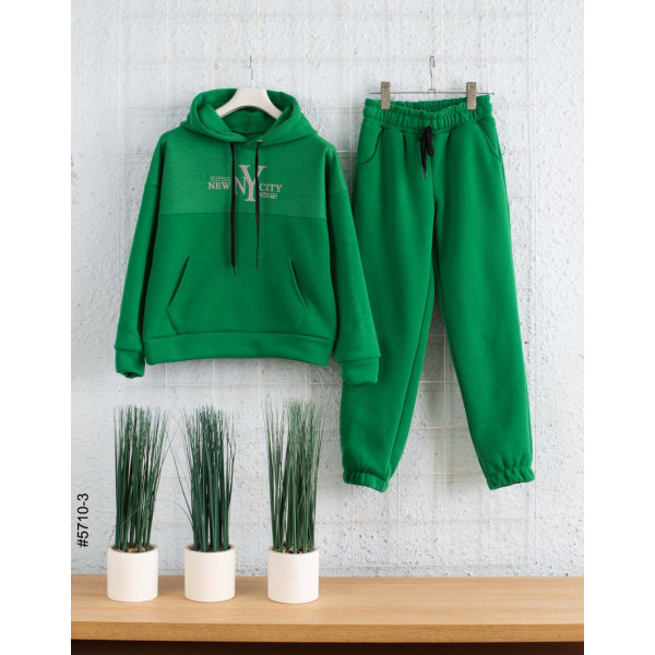 5710-3 Спортивний костюм тринитка на флісі підліток (4 од: 36,38,40,42)