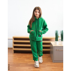 5740-3 Спортивний костюм на блискавці тринитка на флісі підліток (4 од: 36,38,40,42)