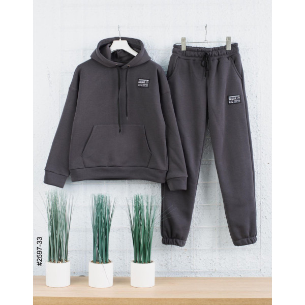 2597-33 Спортивний костюм тринитка на флісі підліток (4 од: 36,38,40,42)