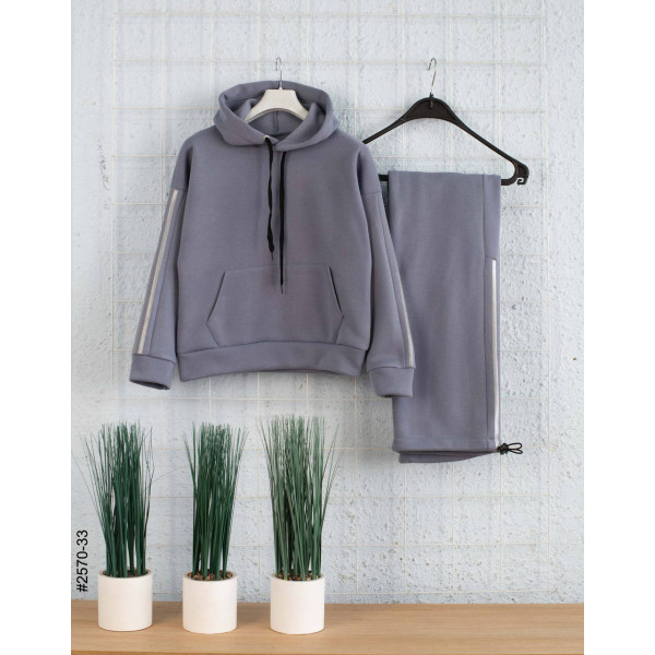 2570-33 Спортивний костюм тринитка на флісі підліток (4 од: 36,38,40,42)