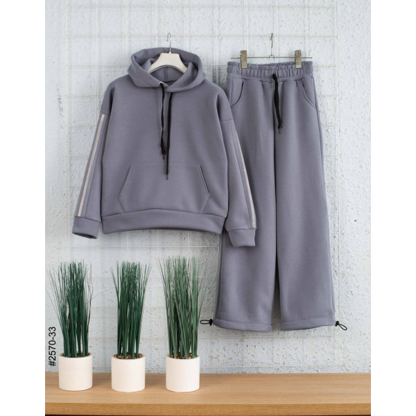 2570-33 Спортивний костюм тринитка на флісі підліток (4 од: 36,38,40,42)