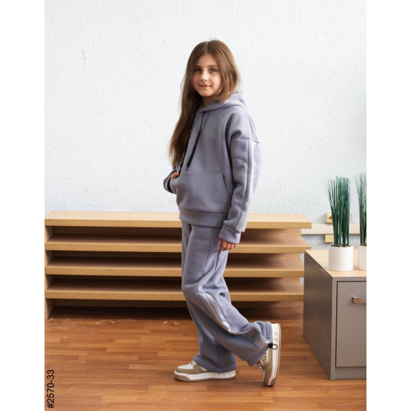 2570-33 Спортивний костюм тринитка на флісі підліток (4 од: 36,38,40,42)