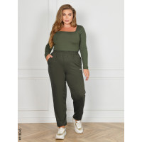 1160-6 Спортивні штани жіночі турецька двунитка батал (4 од: 54,56,58,60)