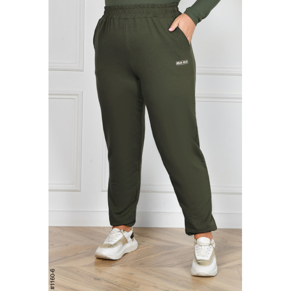 1160-6 Спортивні штани жіночі турецька двунитка батал (4 од: 54,56,58,60)