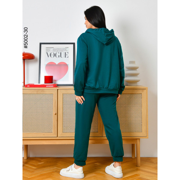 5002-30 Спортивний костюм жіночий двонитка на блискавці батал (4 од: 50,52,54,56)