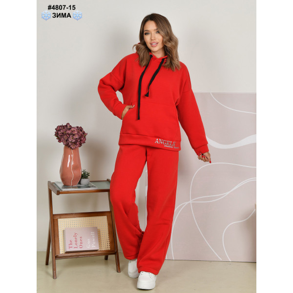 4807-15 Спортивний костюм жіночий тринитка на флісі норма (4 од: 44,46,48,50)