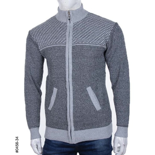 0456-34 Кофта на блискавці чоловіча норма (3 од: L,XL,XXL)