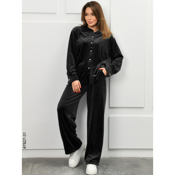 7827-31 Костюм жіночий велюр (4 од: 44,46,48,50)