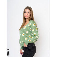 3028-2 Жіночий укорочений кардиган напівбатал (1 од: 46-52 <unk> універсальний)