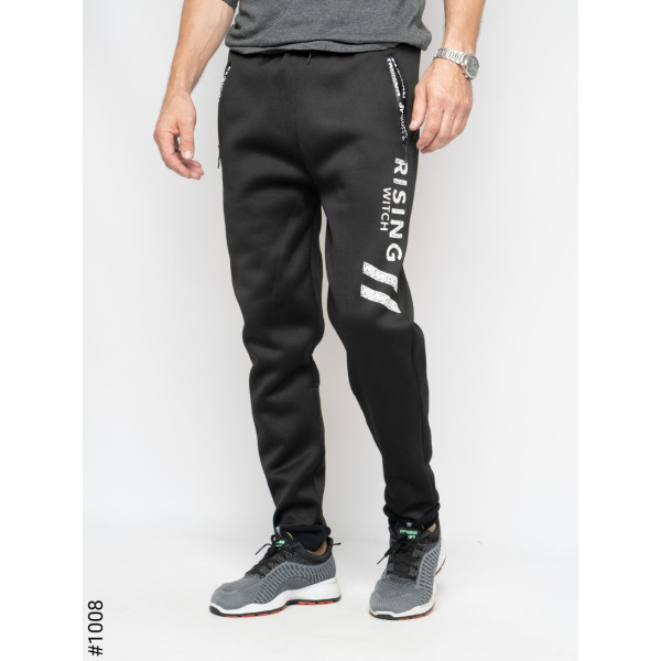 МИКС 1008-37 Спортивные штаны мужские на флисе коттон норма (6 ед: L,XL,2XL,3XL)