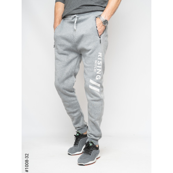 МИКС 1008-37 Спортивные штаны мужские на флисе коттон норма (6 ед: L,XL,2XL,3XL)