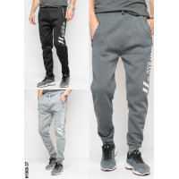 МИКС 1008-37 Спортивные штаны мужские на флисе коттон норма (6 ед: L,XL,2XL,3XL)