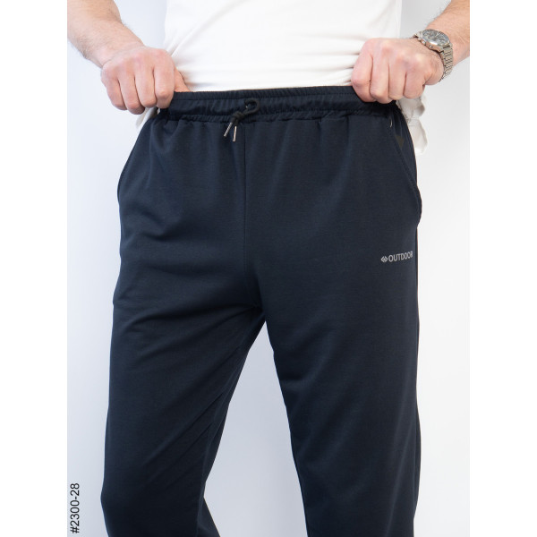 2300-28 Спортивні штани чоловічі на манжеті двунитка батал (5 од: 50,52,54,56,58)