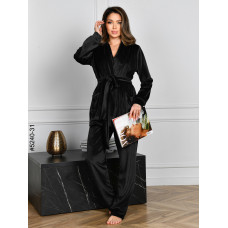 5240-31 Костюм домашній жіночий велюр (3 од: 42-44,46-48,50-52)