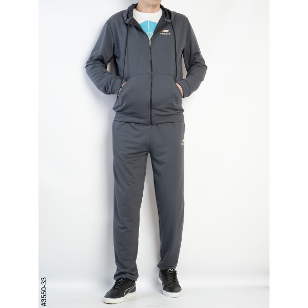 3550-33 Спортивный костюм мужской прямая штанина двунитка норма (5 ед: 48,50,52,54,56)