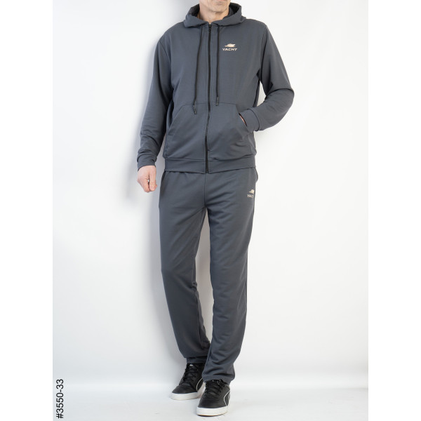 3550-33 Спортивный костюм мужской прямая штанина двунитка норма (5 ед: 48,50,52,54,56)