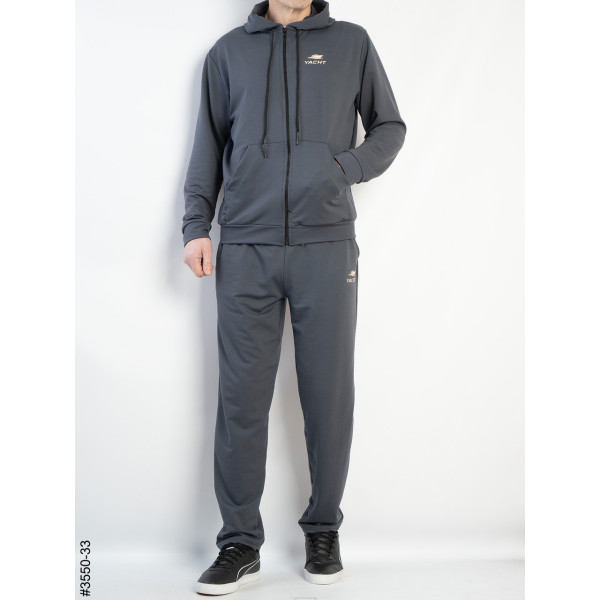 3550-33 Спортивный костюм мужской прямая штанина двунитка норма (5 ед: 48,50,52,54,56)