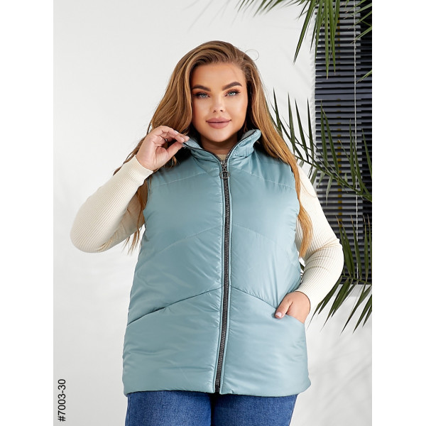 7003-30 Жилетка жіноча на холофайбері батал (3 од: 54,56,58)