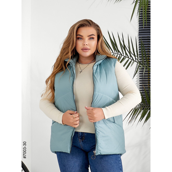 7003-30 Жилетка жіноча на холофайбері батал (3 од: 54,56,58)