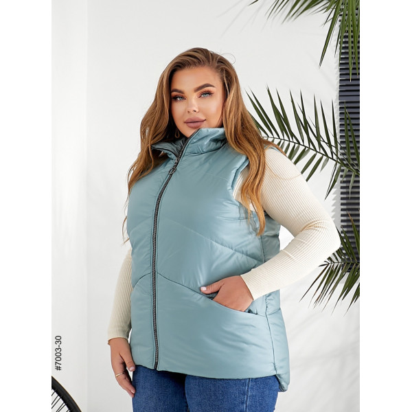 7003-30 Жилетка жіноча на холофайбері батал (3 од: 54,56,58)