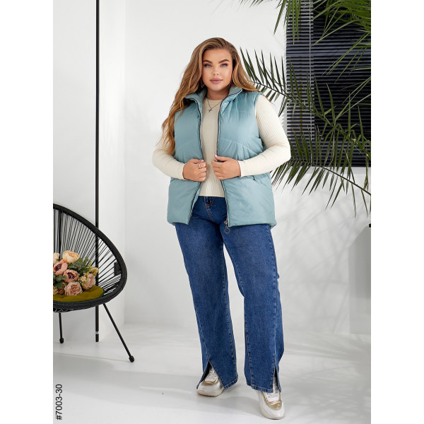 7003-30 Жилетка жіноча на холофайбері батал (3 од: 54,56,58)