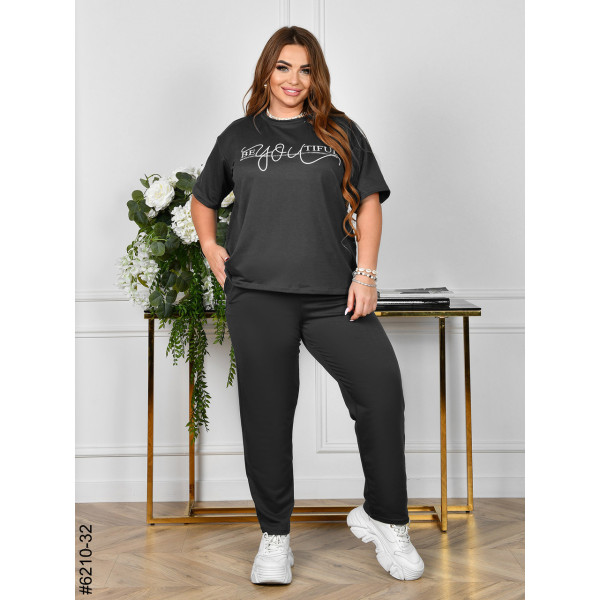 6210-32 Спортивний костюм жіночий двонитка батал (4 од: 54,56,58,60)