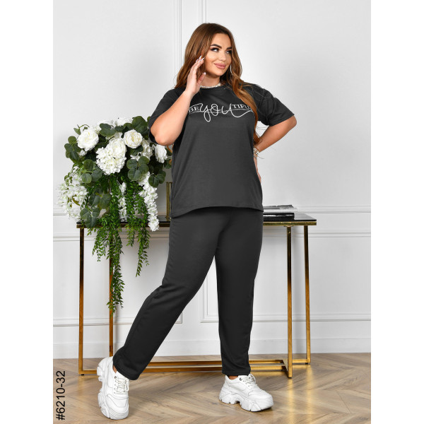 6210-32 Спортивний костюм жіночий двонитка батал (4 од: 54,56,58,60)